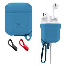Capa case protetora Cico nova de silicone Para Airpods Azul