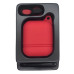 Capa case protetora Cico silicone Para Airpods vermelho